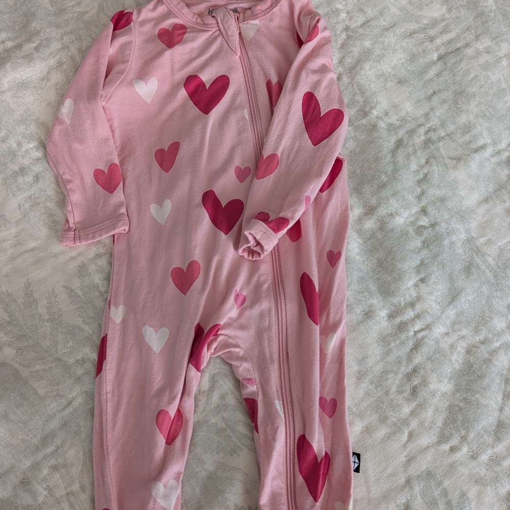 Kyte BABY Pink Heart Kids Pajamas
